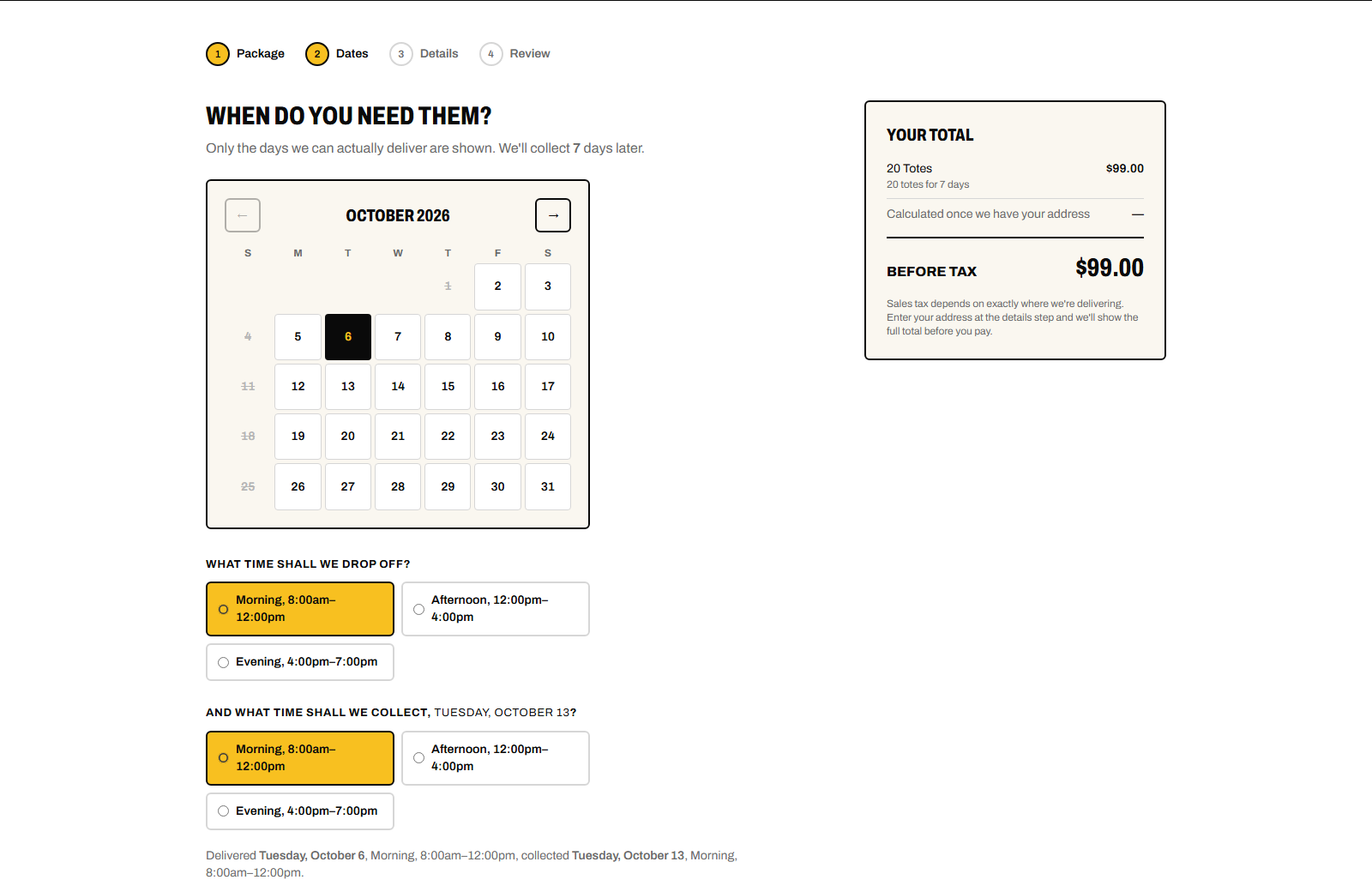 Ott Totes Co. project screenshot